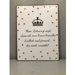 Schild mit Spruch – Bild 5