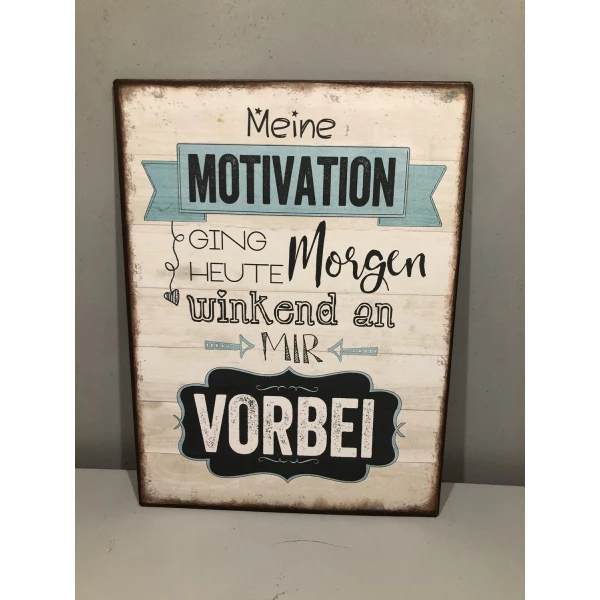 Schild mit Spruch – Bild 4