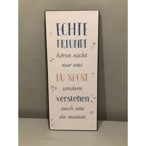 Schild mit Spruch – Bild 2